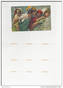 3918/ 1 carte maternité, correspondance d'Hussein Dey