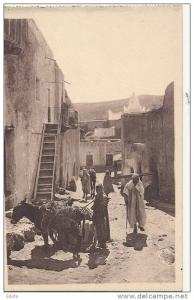 Rue d'un village du Sud  -  édition  Hussein Dey neuve excellent état