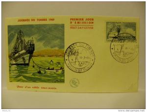 ALGERIE HUSSEIN-DEY  Enveloppe Journée du timbre 1960