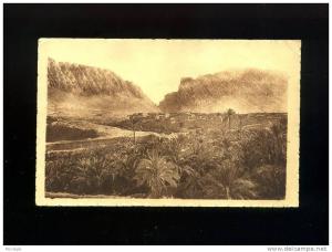 CPA   TUNISIE  VILLAGE ROUGE GORGES EL KANTARA  Collection AFRIQUE PROUHO 149 HUSSEIN DEY