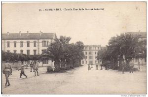 cpa hussein-dey, cour de la caserne lemercier