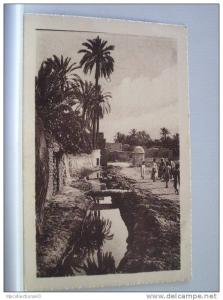 MAROC - PAYSAGE DU SUD - 1928 - ANIMATION (EDITION R. PROUHO HUSSEIN DEY N° 109)