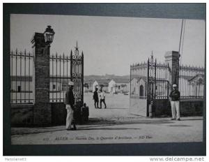 ALGER  -  Hussein Dey, le Quartier d'Artillerie