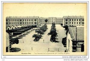 ALGERIE - Hussein Dey - Vue Générale de la Caserne du 32ème bataillon du génie