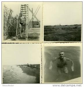 Algerie Hussein-Dey militaire au repos