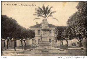 HUSSEIN-DEY LE MONUMENT AUX MORTS