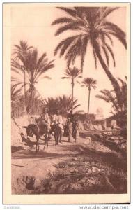 DANS UNE PALMERAIE DU SUD TUNISIEN R. PROUHO HUSSEIN DEY MEDAILLE D'OR GRENOBLE 1925