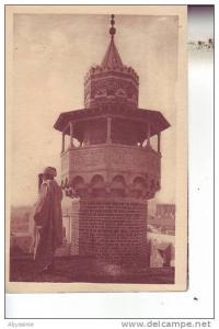 TUNISIE - (animé) sur la terrasse de la mosquée - nr 1 prouho à hussein dey - d4 246