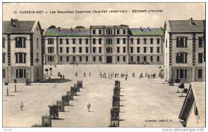 ALGERIE  HUSSEIN DEY  Les Nouvelles Casernes- Bâtiment principal  ..... ( Ref FA1063 )