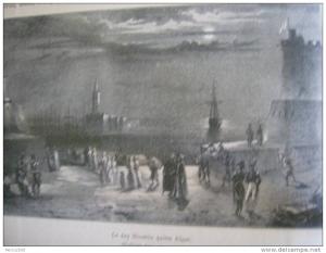 Algérie , le dey Hussein quitte Alger