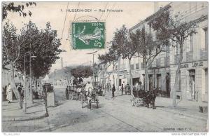 Algérie - Hussein-Dey - Rue principale
