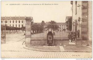 ALGERIE -  HUSSEIN-DEY - CASERNE DU 32E BATAILLON DU GENIE