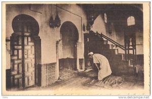 Prière à la Mosquée -- collection Prouho - hussein Dey -  neuve excellent état