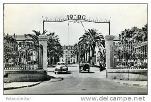 Algérie Hussein-Dey 19ème Régiment de Génie entrée quartier Lemercier