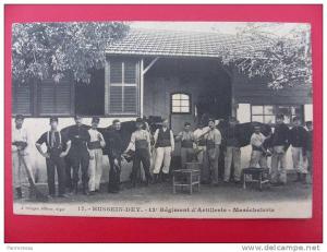 HUSSEIN - DEY  - 12ème RÉGIMENT D'ARTILLERIE  MARÉCHALERIE