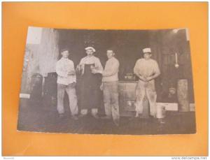 carte photo A PRIORI Cuisiniers du 26/5 et S C  la cuisine Besse   à Hussein Dey  Algérie