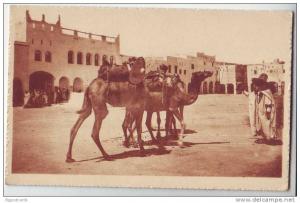 Sur une Place d'un Village du sud - ed. R. Prouho , Hussein-Dey