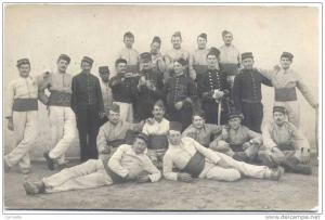 CARTE PHOTO - ALGERIE - HUSSEIN DEY et OUJDA - Militaires