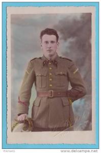 carte photo Soldat 19ème régiment du génie à Hussein Dey - 2 scan