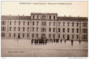 AFRIQUE. ALGERIE. HUSSEIN DEY. La Caserne Lemercier. Vue sur Le Bâtiment du 45ème Bataillon du Génie.