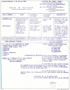 Non classés Ordre de Mutation à G.R.E.T 610 Hussein Dey Forces permanentes d´Algérie