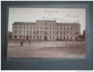 CARTE PHOTO-ALGERIE-HUSSEIN DEY-CASERNE DU GENIE-BATIMENT DU 45eme BATAILLON-1936-