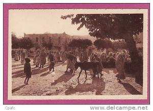 Bou-Saada  Place du Marché / Collection artistique  l'Afrique -R.PROUHO-Huss ein-Dey (médaille d'or Grenoble 1925)