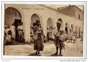 cpa TOUGGOURT danseur nègres hommes et tambours - collec dewamme cl prouho hussein dey