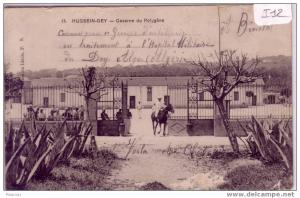 - ALGERIE - HUSSEIN DEY - CASERNE DU POLYGONE - CHEVAL (I 12)