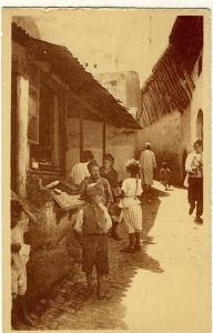 Photographe R. Prouho Hussein Dey L Afrique 58 Rue dans la Kasbah