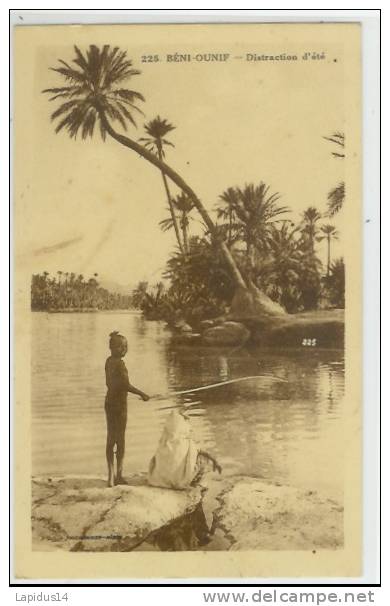 H 882 /CPA - ALGERIE  BENI - OUNIF  DISTRACTION D'ETE