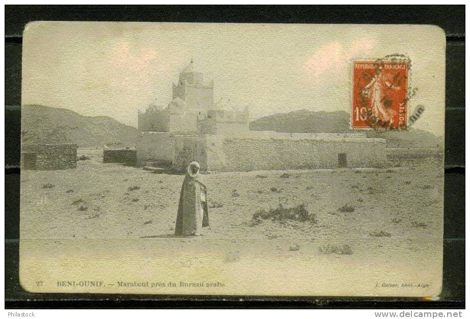 ALGERIE CPA Beni Ounif marabout prés du bureau arabe