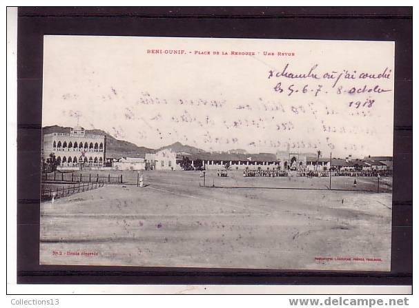ALGERIE - Beni-Ounif - place de la redoute - une revue