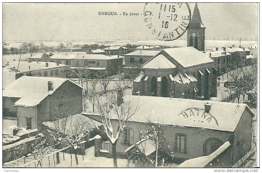 Algérie - Khroub. En hiver.