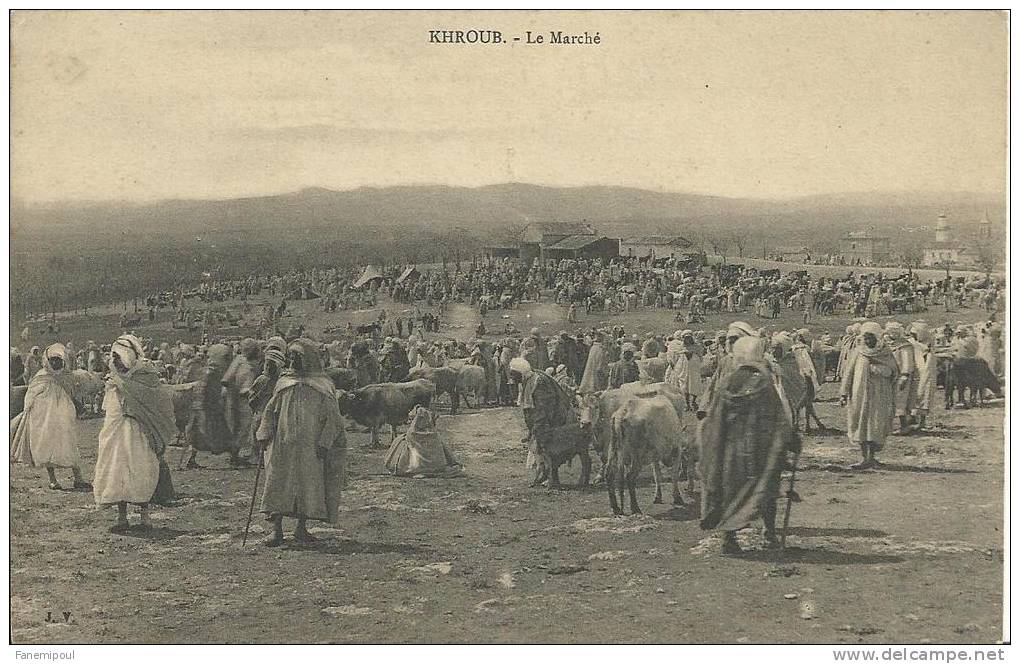 KHROUB.  Le Marché