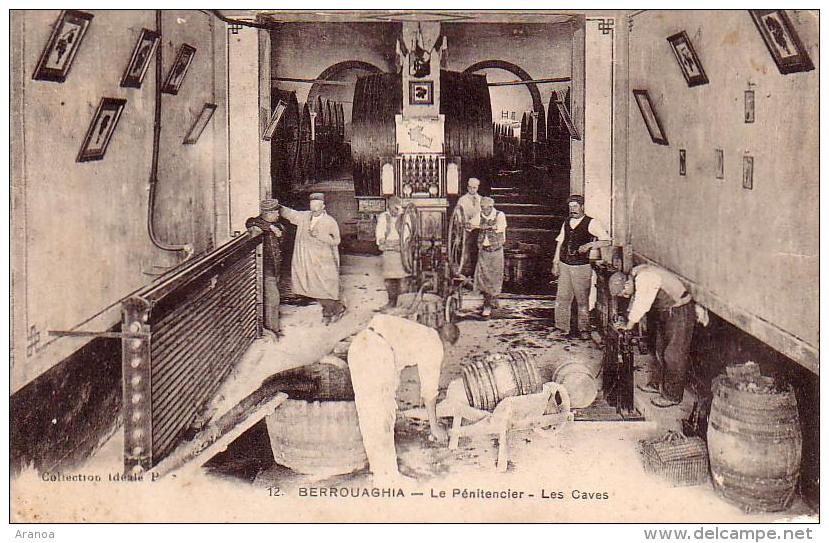 ALGERIE -- Berrouaghia -- Le pénitencier -- Les caves