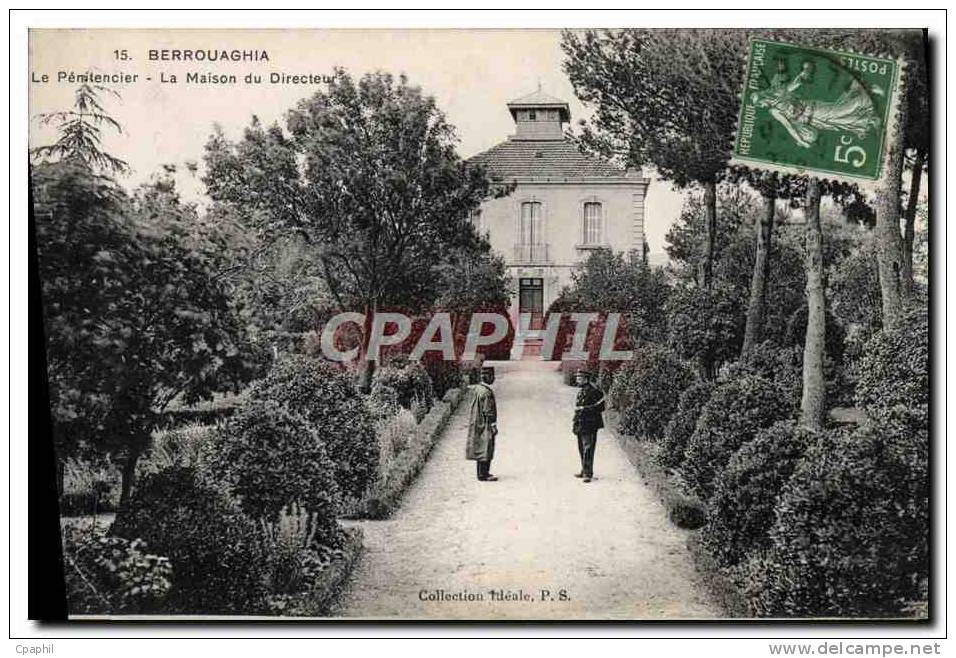 CPA Prison Berrouaghia Le penitencier La maison du directeur