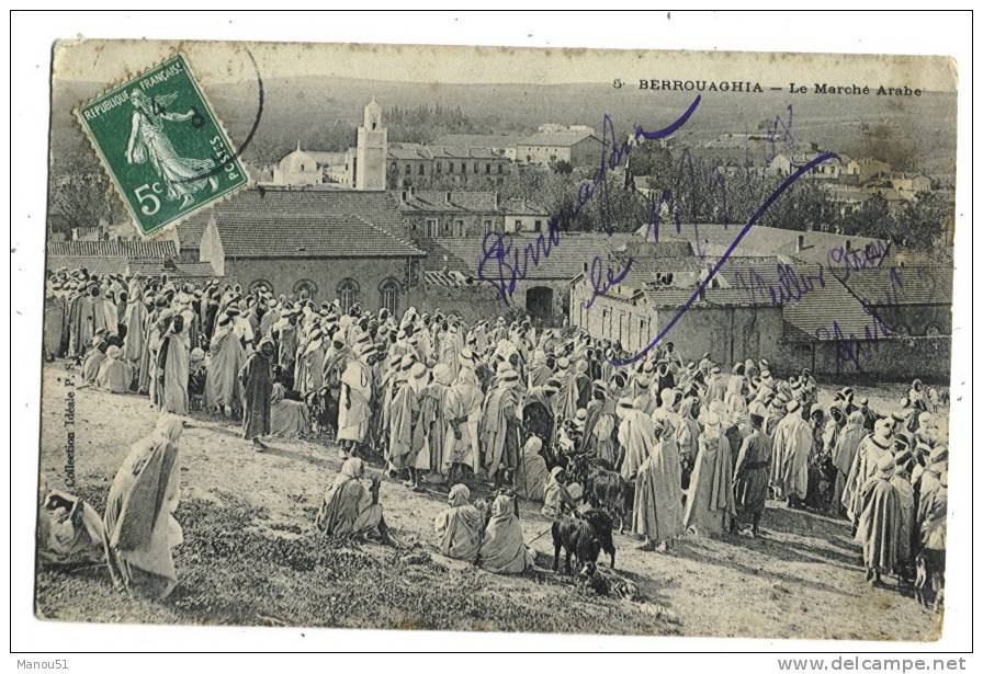 ALGERIE - BERROUAGHIA  Le Marché Arabe