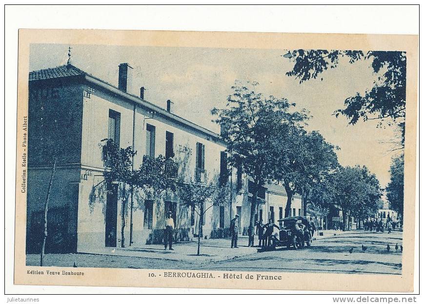BERROUAGHIA ALGERIE HOTEL DE FRANCE CPA BON ETAT