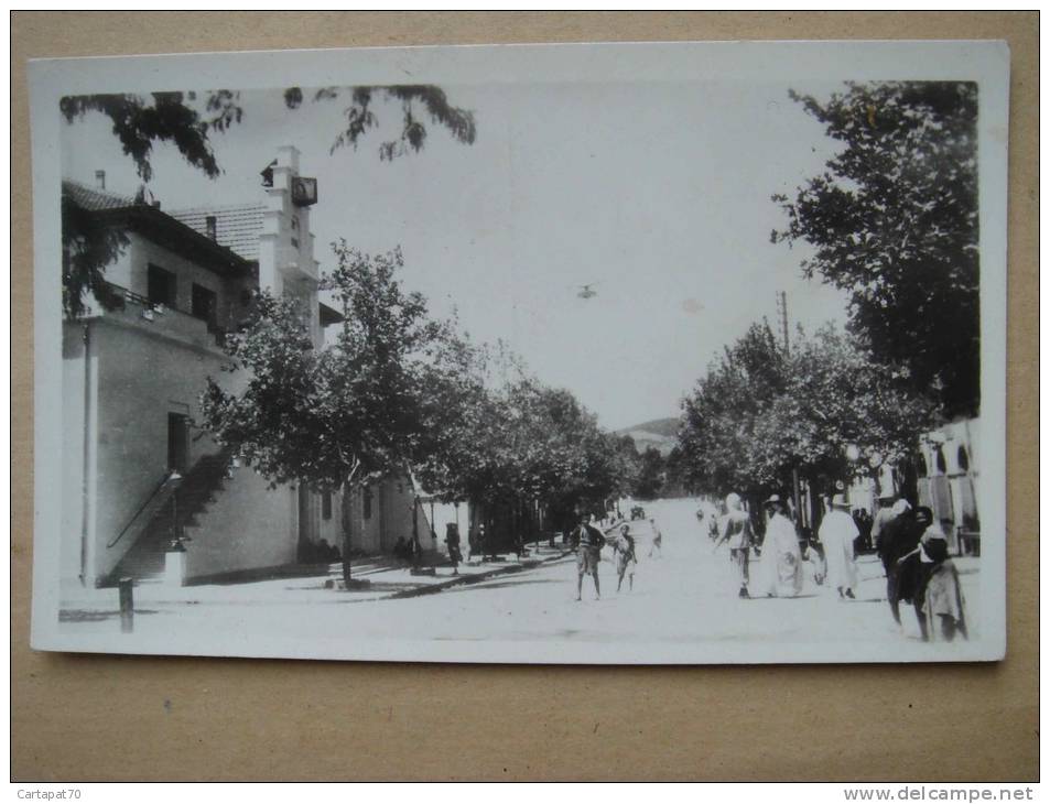 BERROUAGHIA - La Mairie et rue d'Alger