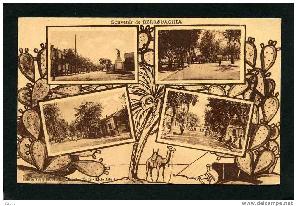 ALGERIE - BERROUAGHIA - SOUVENIR 4 VUES -