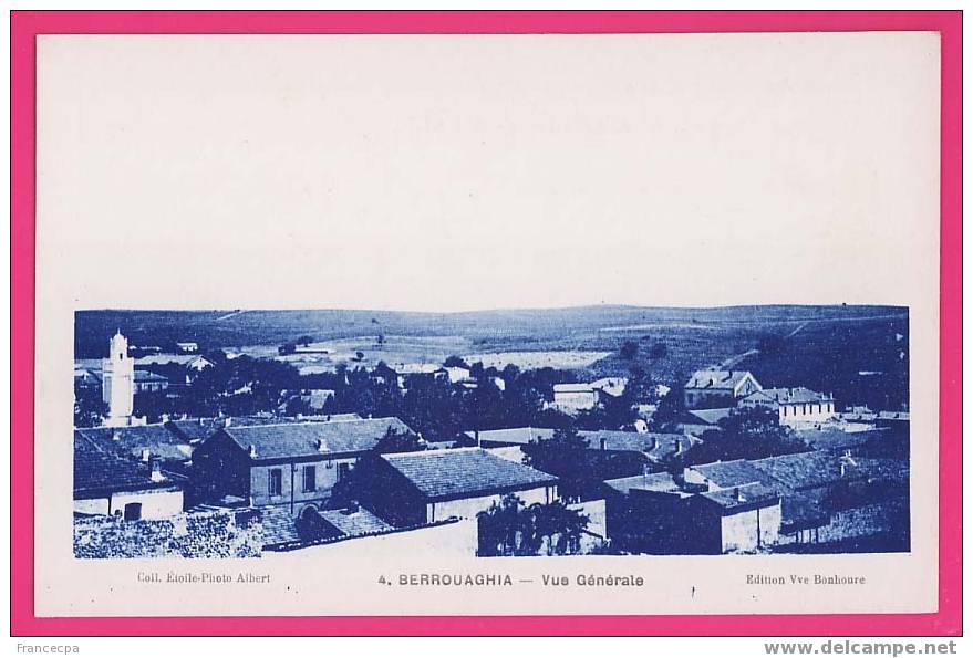 ALGERIE  1191  BERROUAGHIA  Vue générale