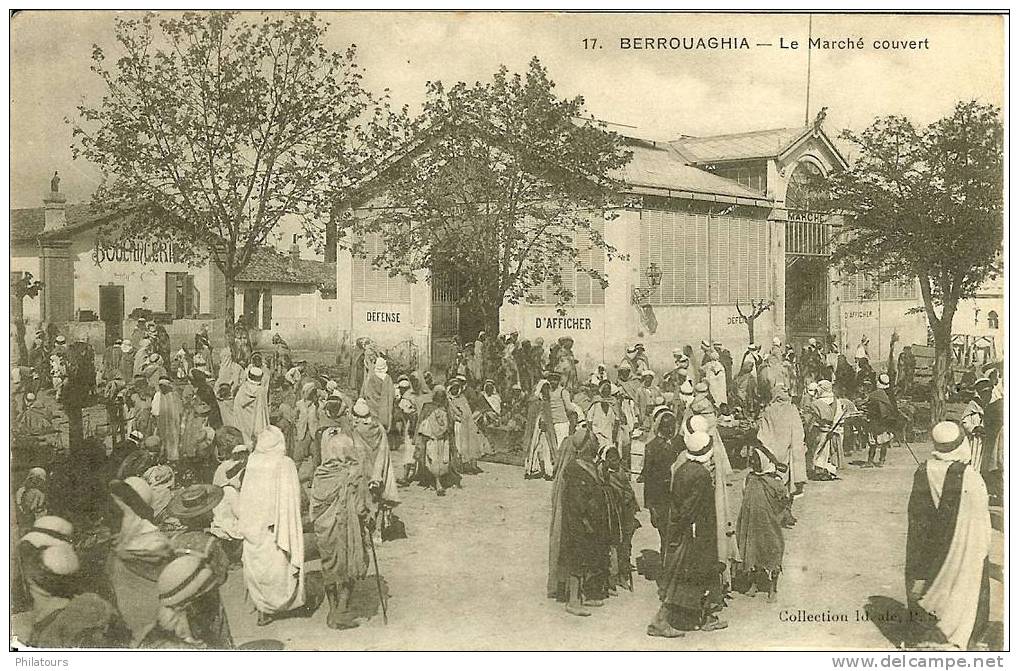 ALGERIE  /  BERROUAGHIA  -  Le Marché couvert