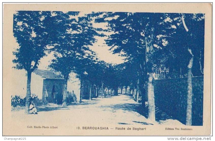 CPA ALGERIE BERROUAGHIA Route de Boghari