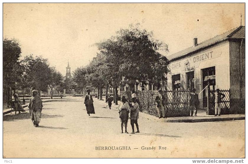 CPA Algérie - Berrouaghia - Grande Rue