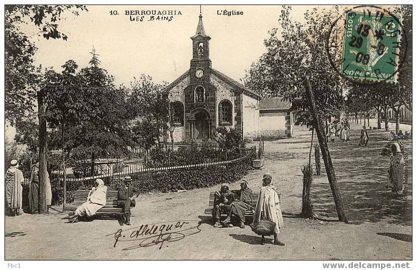 CPA algérie - Berrouaghia - L'Eglise