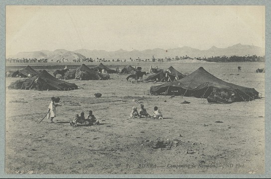 Biskra. - Campement de Nomades