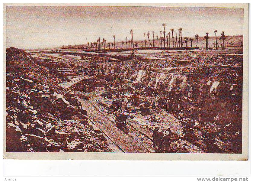 ALGERIE -- KENADSA -- Houillière -- Tranchée d´Exploitation