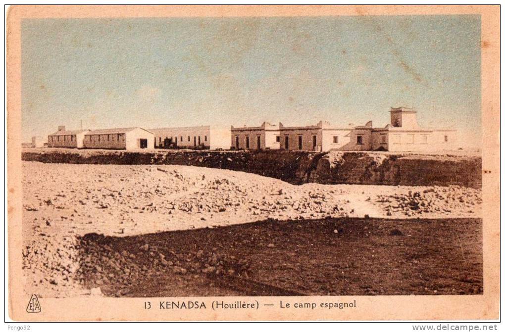 CPA   KENADSA, la houillère, le camp espagnol (16.è)
