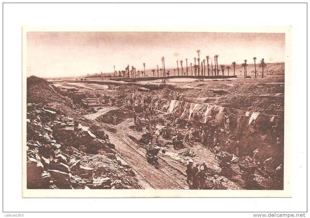 Kenadsa; Houillère; tranchées d´exploitation- L´Algérie Fête de son Centenaire en1930-(Réf.136 2)